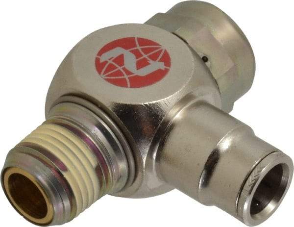 Norgren - 1/2" Tube x 1/2" NPTF Pilot Operated Check Valve - 15 to 150 psi & Brass Material - Benchmark Tooling