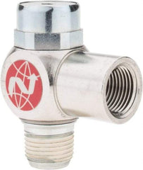 Norgren - 3/8" NPTF x 3/8" NPTF Pilot Operated Check Valve - 15 to 150 psi & Brass Material - Benchmark Tooling