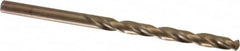 Triumph Twist Drill - 3/16" 135° Cobalt Jobber Drill - Oxide/Gold Finish, Right Hand Cut, Spiral Flute, Straight Shank, 3-1/2" OAL, Split Point - Benchmark Tooling
