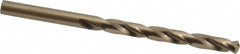 Triumph Twist Drill - 1/4" 135° Cobalt Jobber Drill - Oxide/Gold Finish, Right Hand Cut, Spiral Flute, Straight Shank, 4" OAL, Split Point - Benchmark Tooling