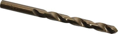 Triumph Twist Drill - 11/32" 135° Cobalt Jobber Drill - Oxide/Gold Finish, Right Hand Cut, Spiral Flute, Straight Shank, 4-3/4" OAL, Split Point - Benchmark Tooling