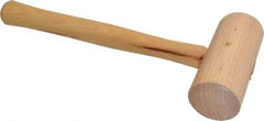 Garland - 1-1/4 Lb Head Wooden Mallet - 13-1/2" Long Wood Handle - Benchmark Tooling