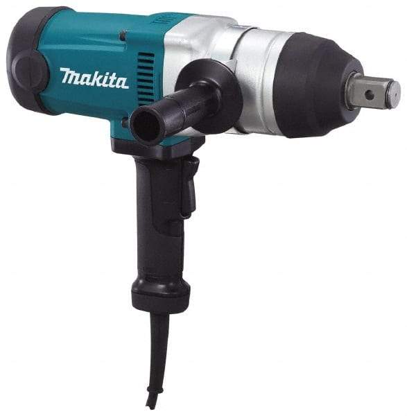 Makita - 1" Drive, 738 Ft/Lb Torque, Pistol Grip Handle, 1,400 RPM, Impact Wrench - 12 Amps, 120 Volts - Benchmark Tooling