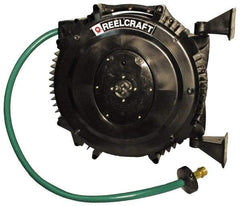 Reelcraft - 50' Spring Retractable Hose Reel - 125 psi, Hose Included - Benchmark Tooling