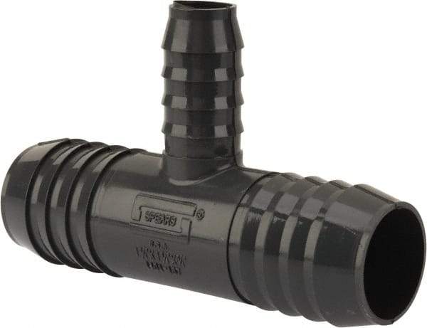 Value Collection - 1-1/4 x 1-1/4 x 3/4" Barb, Multiple Barbed Tube Reducing Tee - PVC, Male - Benchmark Tooling