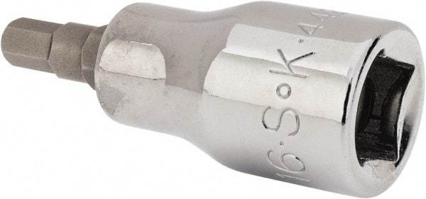SK - 3/8" Drive, 3/16" Hex Bit Socket - 1-11/16" OAL, Tamper Resistant - Benchmark Tooling