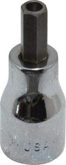 SK - 3/8" Drive, 1/4" Hex Bit Socket - 1-11/16" OAL, Tamper Resistant - Benchmark Tooling