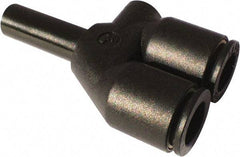 Legris - 1/4" Outside Diam, Nylon Push-to-Connect Tube Plug-In Y - 290 Max psi - Benchmark Tooling