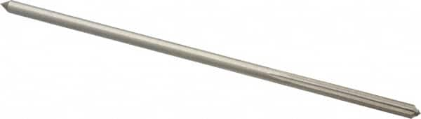 Interstate - 0.119" High Speed Steel 4 Flute Chucking Reamer - Straight Flute, Straight Shank - Benchmark Tooling