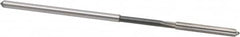 Interstate - 0.139" High Speed Steel 6 Flute Chucking Reamer - Straight Flute, 0.135" Straight Shank - Benchmark Tooling