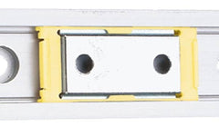 Igus - 500mm OAL x 27mm Overall Width x Self Lubricated Linear Guide Systems - 60mm Between Holes - Benchmark Tooling