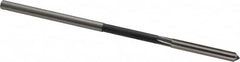 Interstate - 0.1845" High Speed Steel 6 Flute Chucking Reamer - Straight Flute, 0.1805" Straight Shank - Benchmark Tooling
