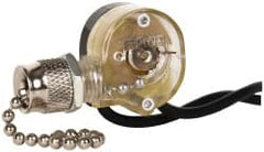 Pass & Seymour - 1 Pole Canopy Pull Appliance Switch - 6 Amps at 125 Volts, 3 Amps at 250 Volts, On-Off Sequence - Benchmark Tooling