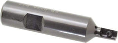 Carmex - 0.39" Cut Diam, 0.51" Max Depth of Cut, 3/4" Shank Diam, Indexable Thread Mill - Insert Style I/E, 12mm Insert Size, 1 Insert, Toolholder Style SR, 3.35" OAL - Benchmark Tooling