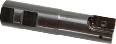 Carmex - 1.18" Cut Diam, 1.97" Max Depth of Cut, 1" Shank Diam, Indexable Thread Mill - Insert Style I/E, 21mm Insert Size, 2 Inserts, Toolholder Style SR, 4-1/4" OAL - Benchmark Tooling