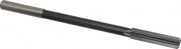 Interstate - 0.49" High Speed Steel 8 Flute Chucking Reamer - Straight Flute, 0.4355" Straight Shank - Benchmark Tooling