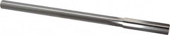 Interstate - 1/2" High Speed Steel 8 Flute Chucking Reamer - Straight Flute, 0.4355" Straight Shank - Benchmark Tooling