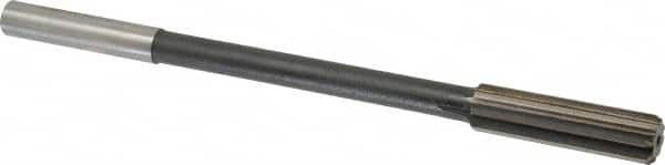 Interstate - 0.569" High Speed Steel 8 Flute Chucking Reamer - Benchmark Tooling