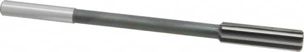 Interstate - 0.591" High Speed Steel 8 Flute Chucking Reamer - Straight Flute, 0.4355" Straight Shank - Benchmark Tooling