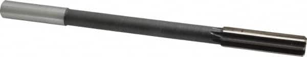 Interstate - 0.624" High Speed Steel 8 Flute Chucking Reamer - Straight Flute, 9/16" Straight Shank - Benchmark Tooling