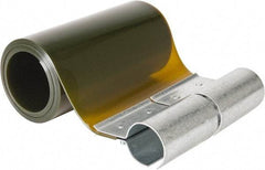 Steiner - 10 Ft. Wide x 8 Ft. High x 0.08 Inch Thick, Vinyl Strip Welding Curtain Kit - Amber with Pipe Mount Clamping Hardware - Benchmark Tooling