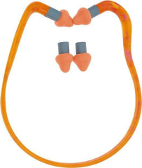 Howard Leight - Reusable, Banded, 25 dB, Contoured Earplugs - Orange, 1 Band, 2 Pairs of Pods - Benchmark Tooling