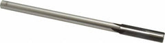 Made in USA - 0.4355" Carbide-Tipped 4 Flute Chucking Reamer - Straight Flute, 3/8" Straight Shank, 1-3/4" Flute Length, 7" OAL - Benchmark Tooling