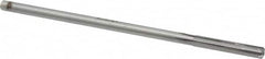 Made in USA - 1/4" Carbide-Tipped 4 Flute Chucking Reamer - Straight Flute, 15/64" Straight Shank, 1-1/2" Flute Length, 6" OAL - Benchmark Tooling