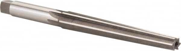 Interstate - 5/16" Small End, 29/64" Large End, 13/32" Shank, 3-3/8" Flute, Brown and Sharpe Taper Reamer #3 - Benchmark Tooling