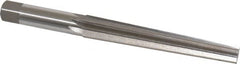 Interstate - 1/2" Small End, 0.682" Large End, 5/8" Shank, 4-3/8" Flute, Brown and Sharpe Taper Reamer #6 - Benchmark Tooling