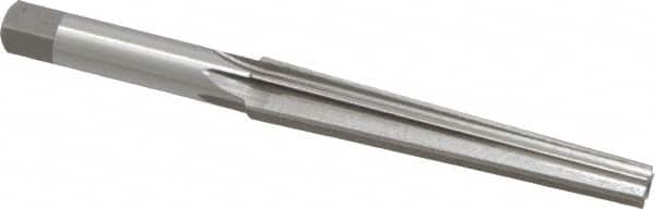 Interstate - 0.2503" Small End, 0.3673" Large End, 5/16" Straight Shank, 2-1/4" Flute, 0MT Morse Taper Reamer - Benchmark Tooling