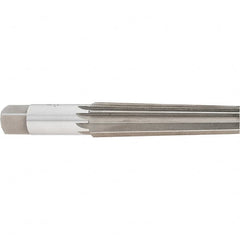 Interstate - 1.0167" Small End, 1.2893" Large End, 1-1/4" Straight Shank, 5-1/4" Flute, 4MT Morse Taper Reamer - Benchmark Tooling