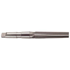 Interstate - 1.4717" Small End, 1.8005" Large End, 1-1/2" Tapered Shank, 6-1/4" Flute, 5MT Morse Taper Reamer - Benchmark Tooling