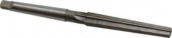 Interstate - 0.3674" Small End, 0.517" Large End, 7/16" Tapered Shank, 3" Flute, 1MT Morse Taper Reamer - Benchmark Tooling