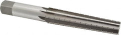 Interstate - 0.7748" Small End, 0.9881" Large End, 7/8" Straight Shank, 4-1/4" Flute, 3MT Morse Taper Reamer - Benchmark Tooling