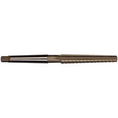 Interstate - 0.3674" Small End, 0.517" Large End, 7/16" Tapered Shank, 3" Flute, 1MT Morse Taper Reamer - Benchmark Tooling