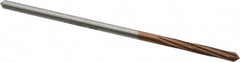 Alvord Polk - 5/32" High Speed Steel 6 Flute Chucking Reamer - Spiral Flute, 0.151" Straight Shank, 1" Flute Length, 4" OAL - Benchmark Tooling