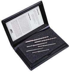 Made in USA - #5 to #0 Pin, Straight Shank, Taper Pin Reamer Set - Benchmark Tooling