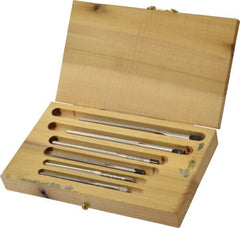 Made in USA - #5 to #0 Pin, Straight Shank, Taper Pin Reamer Set - Benchmark Tooling