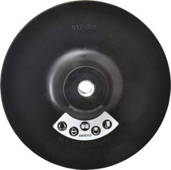 3M - 7" Diam Hook & Loop Disc Backing Pad - Medium Density, 6,000 RPM - Benchmark Tooling