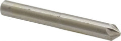 Interstate - 1/4" Head Diam, 1/4" Shank Diam, 6 Flute 82° High Speed Steel Countersink - Benchmark Tooling