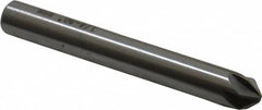 Interstate - 1/4" Head Diam, 1/4" Shank Diam, 6 Flute 90° High Speed Steel Countersink - Benchmark Tooling