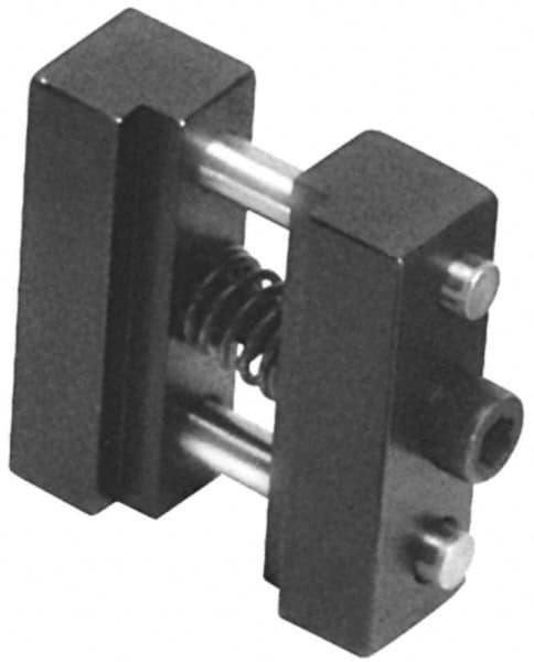 Gibraltar - 1 Piece Vise Work Stop - Steel, 1-1/2" Wide, 1/2" High - Benchmark Tooling