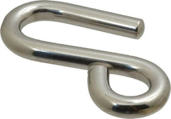 Ronstan - 19/32" Opening, 316 Stainless Steel Electropolished S-Hook - 1,760 Lb Capacity, 5/8" ID, 3/8" Wire, 3-7/16" OAL - Benchmark Tooling