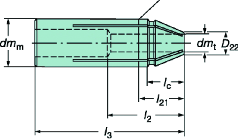 393CGP201072 CORO GRIP PENCIL COLLET - Benchmark Tooling