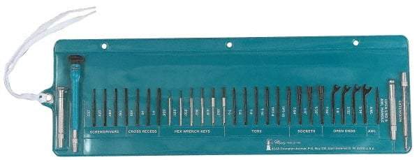 Moody Tools - 30 Piece Screwdriver Set - Comes in Tool Roll - Benchmark Tooling