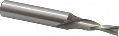 Onsrud - 5/16" Cutting Diam x 1" Length of Cut, 2 Flute, Downcut Spiral Router Bit - Uncoated, Right Hand Cut, High Speed Steel, 3-1/2" OAL x 1/2" Shank Diam, Double Edge, 19 to 32° Helix Angle - Benchmark Tooling