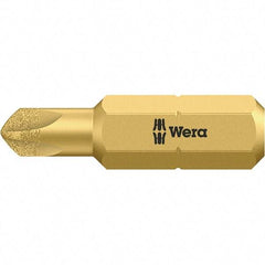 Wera - 1/4" Drive, #4 Torq-Set Screwdriver Bit - 1" OAL - Benchmark Tooling