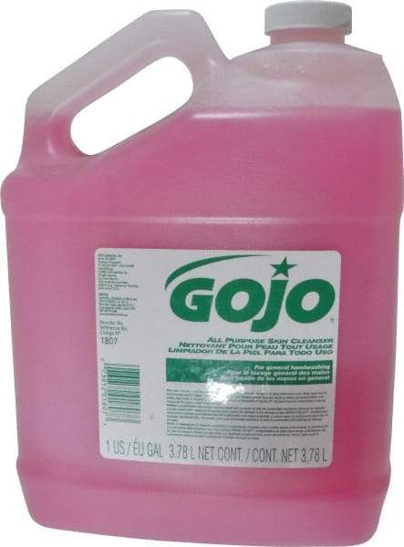 GOJO - 1 Gal Bottle Liquid Hand Cleaner - Pink - Benchmark Tooling