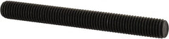 Value Collection - 1/4-28 2-1/4" OAL Fully Threaded Stud - Carbon Steel, Plain Finish - Benchmark Tooling